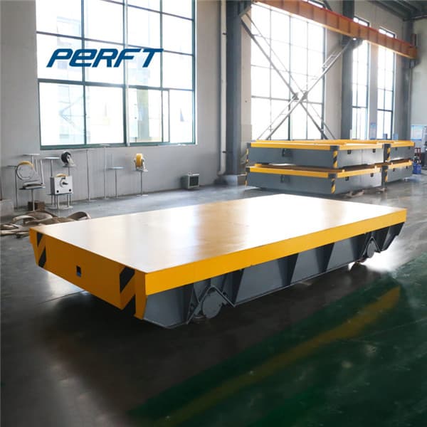motorized rail cart with pp guardrail 30t